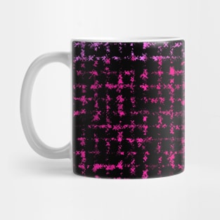 Strokes Geometric Retro Bright Colors Square Mug